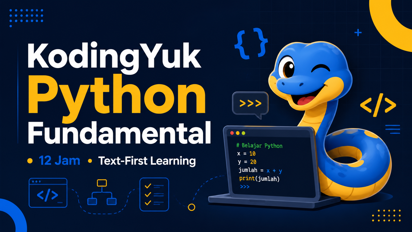 Sampul kelas KodingYuk Python Fundamental
